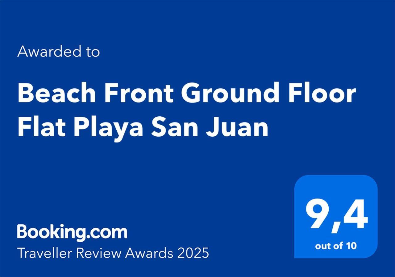 Beach Front Ground Floor Flat Playa San Juan El Campello Exterior photo